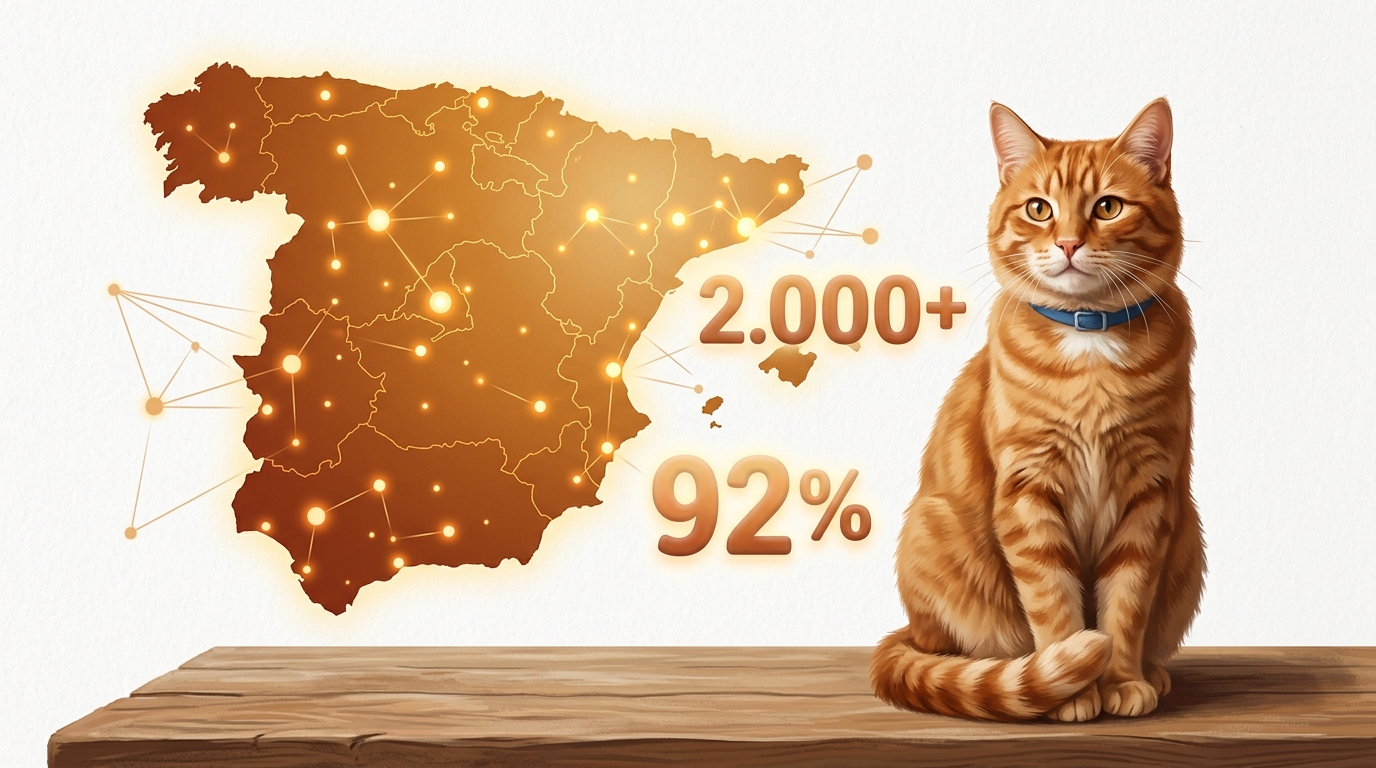 ¿Cuántos gatos han sido tratados en España contra el PIF?